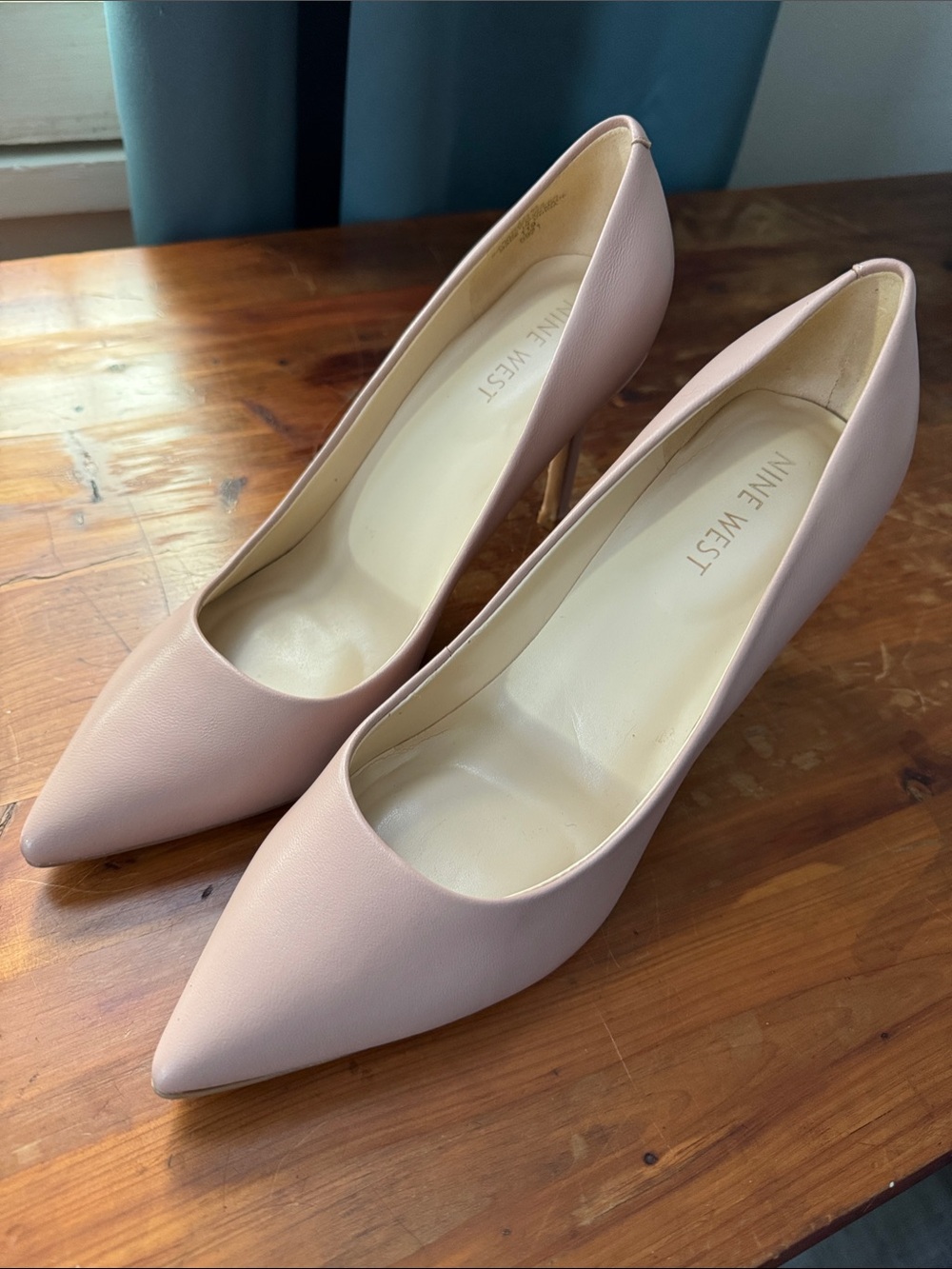 Nine West Blush Beige Pointed-Toe Stiletto Pumps